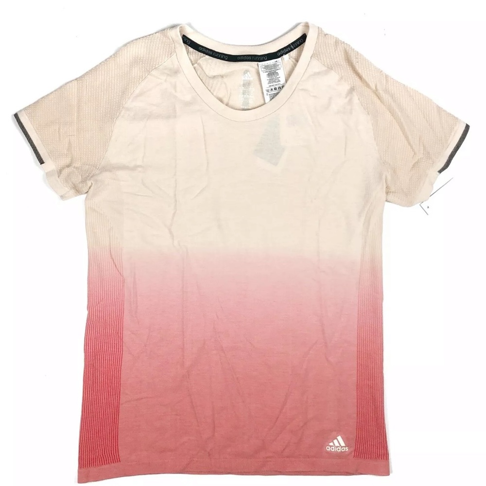 NWT adidas Size Large Pknit Ombre Running T Shirt Top new with tags